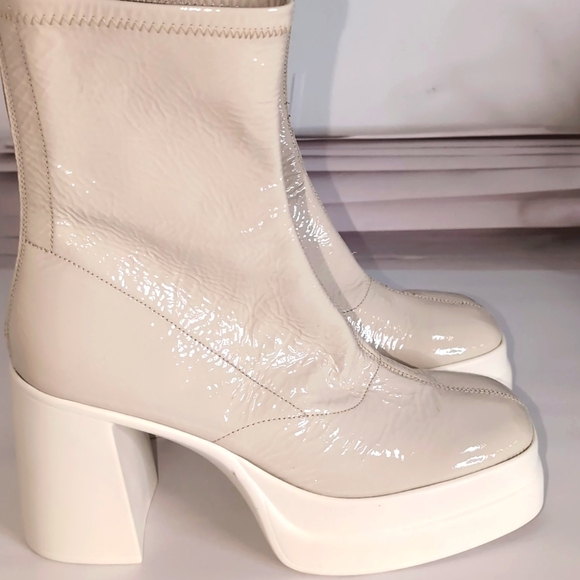 Free People Double Stack Platform Boot...Size 40/10 - Picture 4 of 9